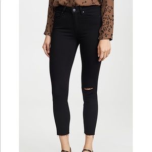 Hoxton Raw Hem Crop Jeans